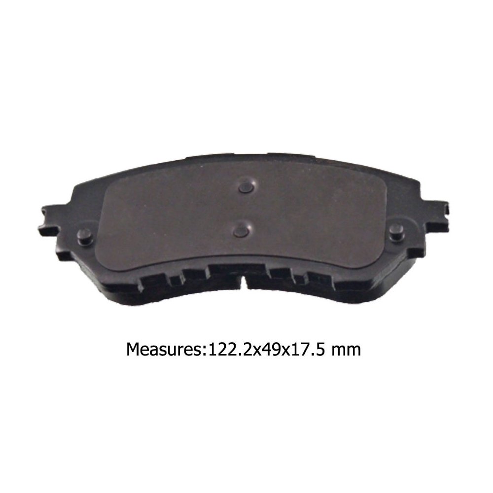D1950-9175 Terbon Wholesale Auto Brake System Parts Front Axle Brake Pad 04465-0D190 for Toyota