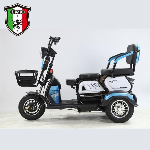 Professional Adult Three-Wheel Electric Tricycle Motorcycle Comfortable Open Body for Passengers 48v 60v Options for Old People