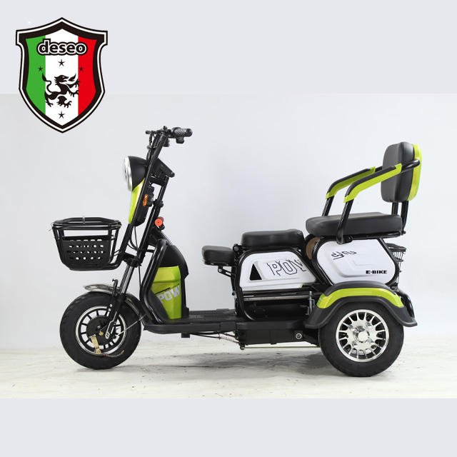 Professional Adult Three-Wheel Electric Tricycle Motorcycle Comfortable Open Body for Passengers 48v 60v Options for Old People