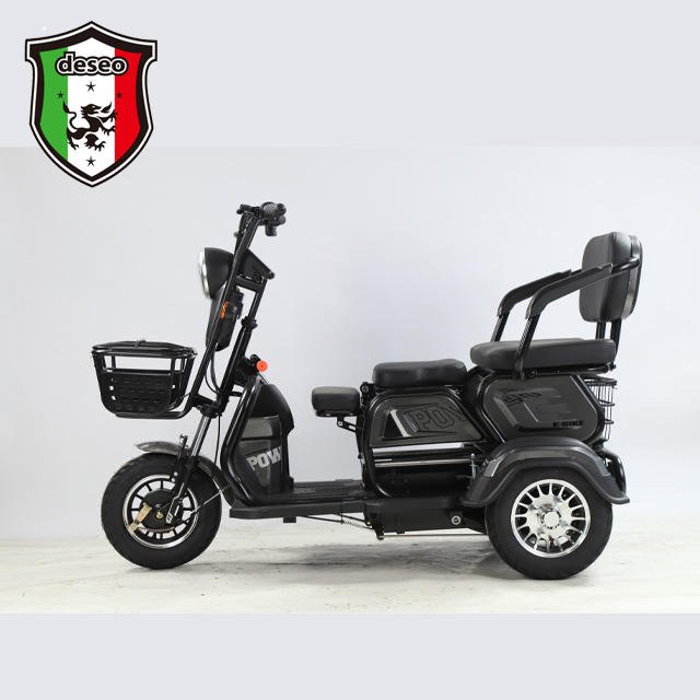 Professional Adult Three-Wheel Electric Tricycle Motorcycle Comfortable Open Body for Passengers 48v 60v Options for Old People
