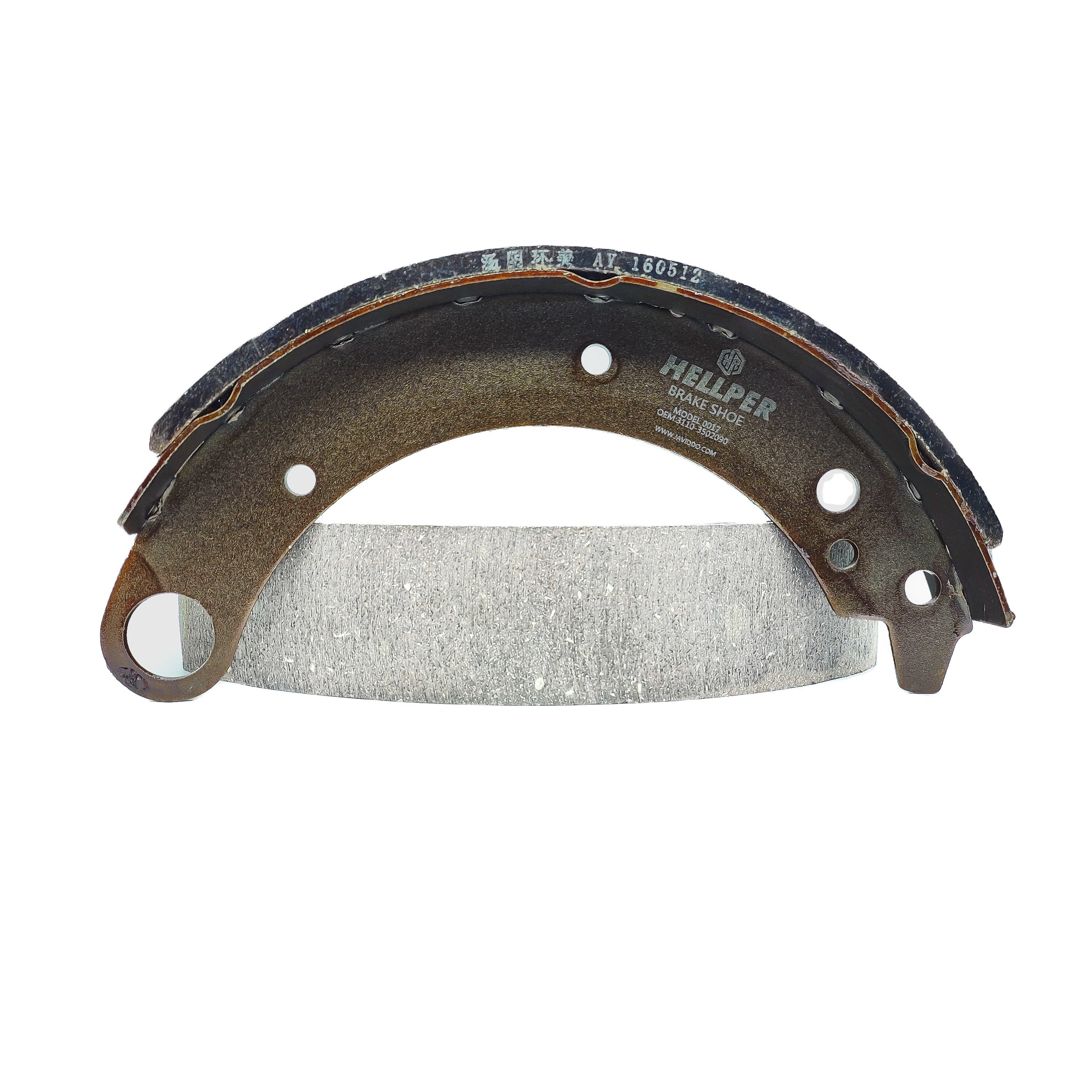 Hellper OEM 31103502090 Brake Shoe for Russian Car GAZ Gazelle 24 3102 31029 3110 31105 Russian Car Brake Parts