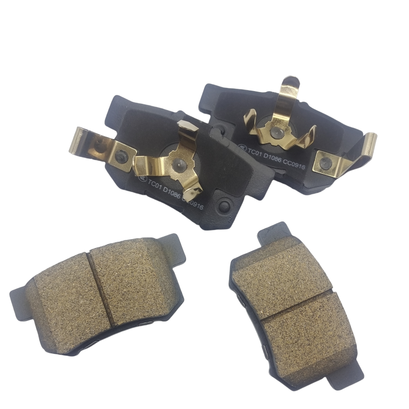SURTUR New REAR Brake Pad D1086 Ceramic Brake Pad for HONDA Accord Crosstour for ACURA RDX