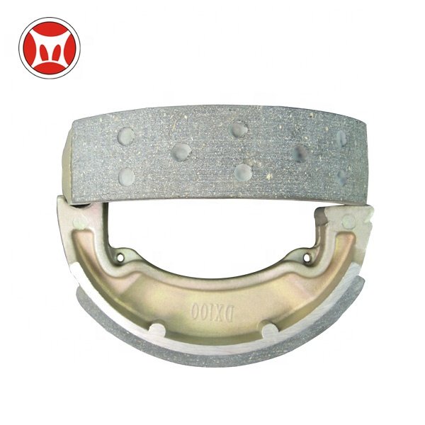 Dx100 Motorcycle Brake Shoes With Soft Leather Good Linings