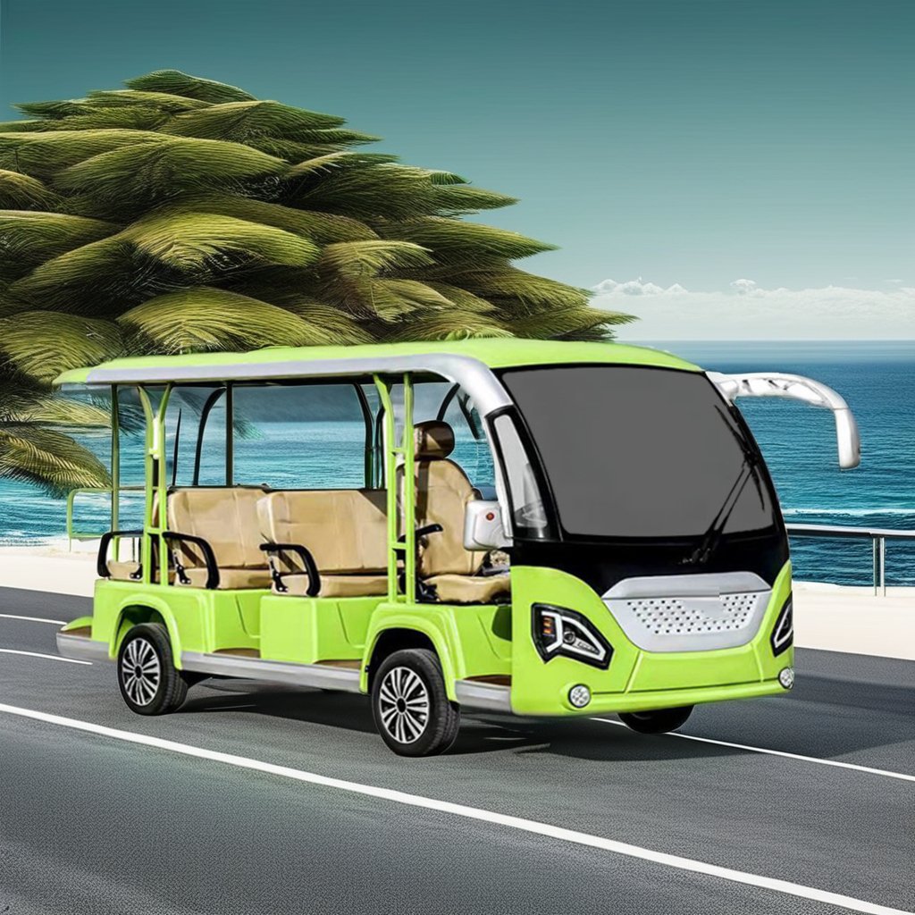 Wholesale Price Top Quality New-energy Battery Operated Electric Sightseeing Bus