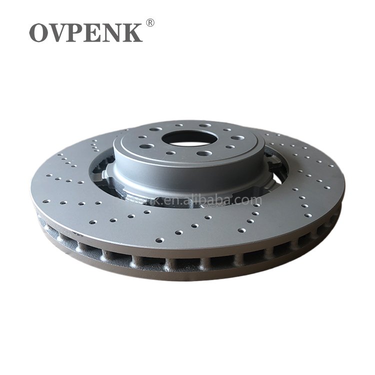 Dacromet Drilling Front Brake Disc for Maserati Quattroporte 4.2 4.7 2008-2012 GranTurismo Sport Auto 2008-2018 OEM 235318