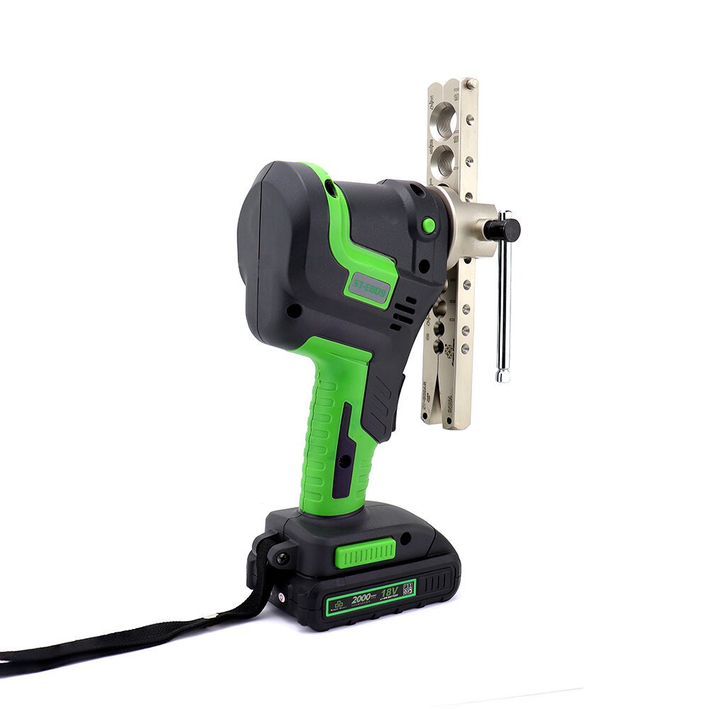Metric & Inch 2 in 1 ST-809AM-L A/c Flaring Tool Kit Pipe Expander Set Tubing Pipe Flare Tool HVAC 45 Eccentric With Pipe Cutter