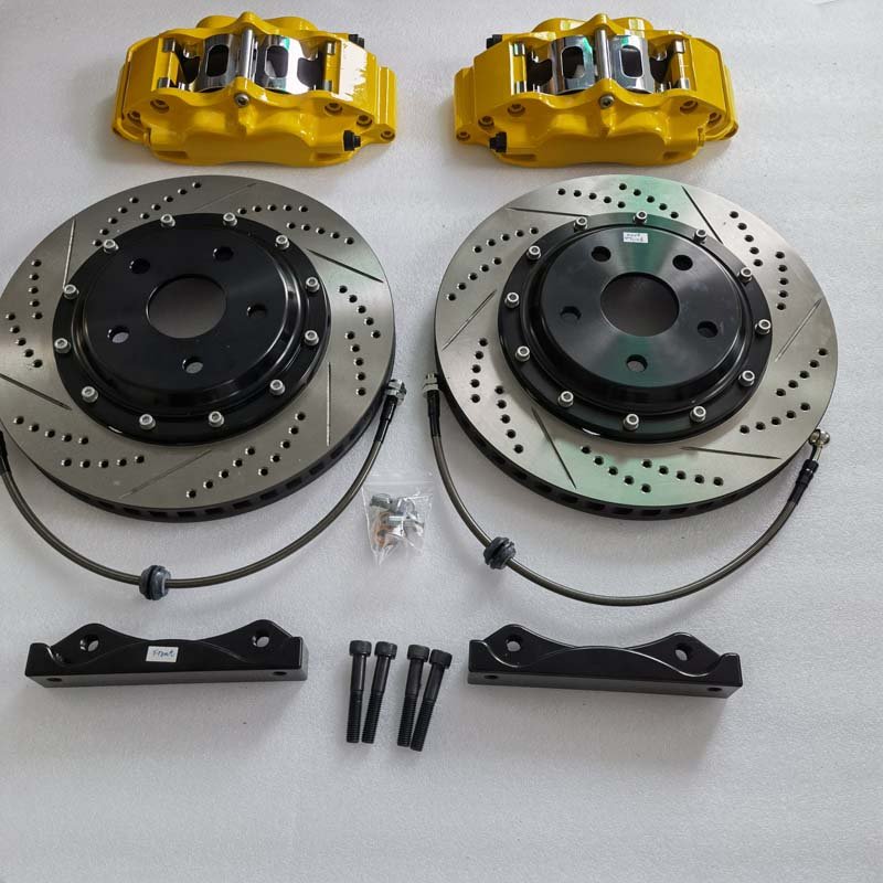 Jekit Car 4 Pot Brake Kit 330x28 Rotor for Abarth 500 Front Rim17