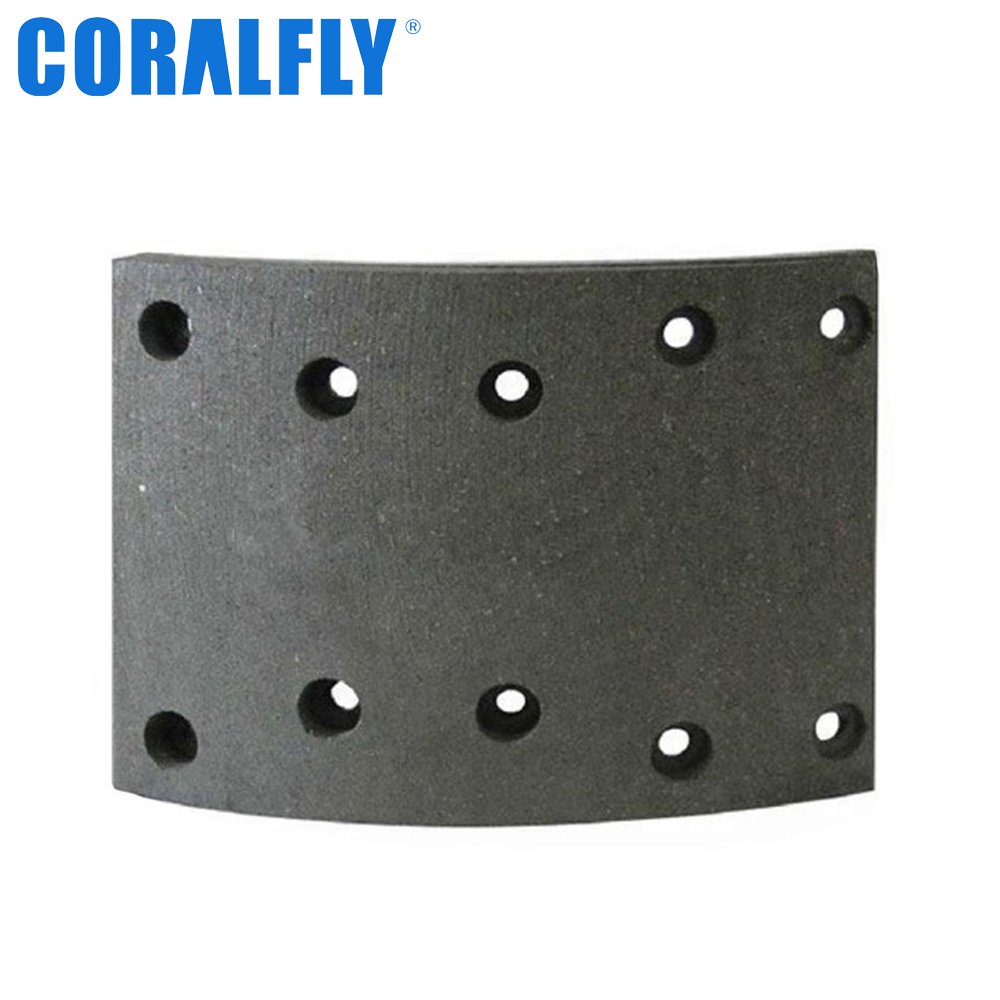Coralfly Brake Lining Rivet Heavy Duty Truck Supplier 19579 Truck Brake Lining for MAN 81 50220 0568 81 50220 0565