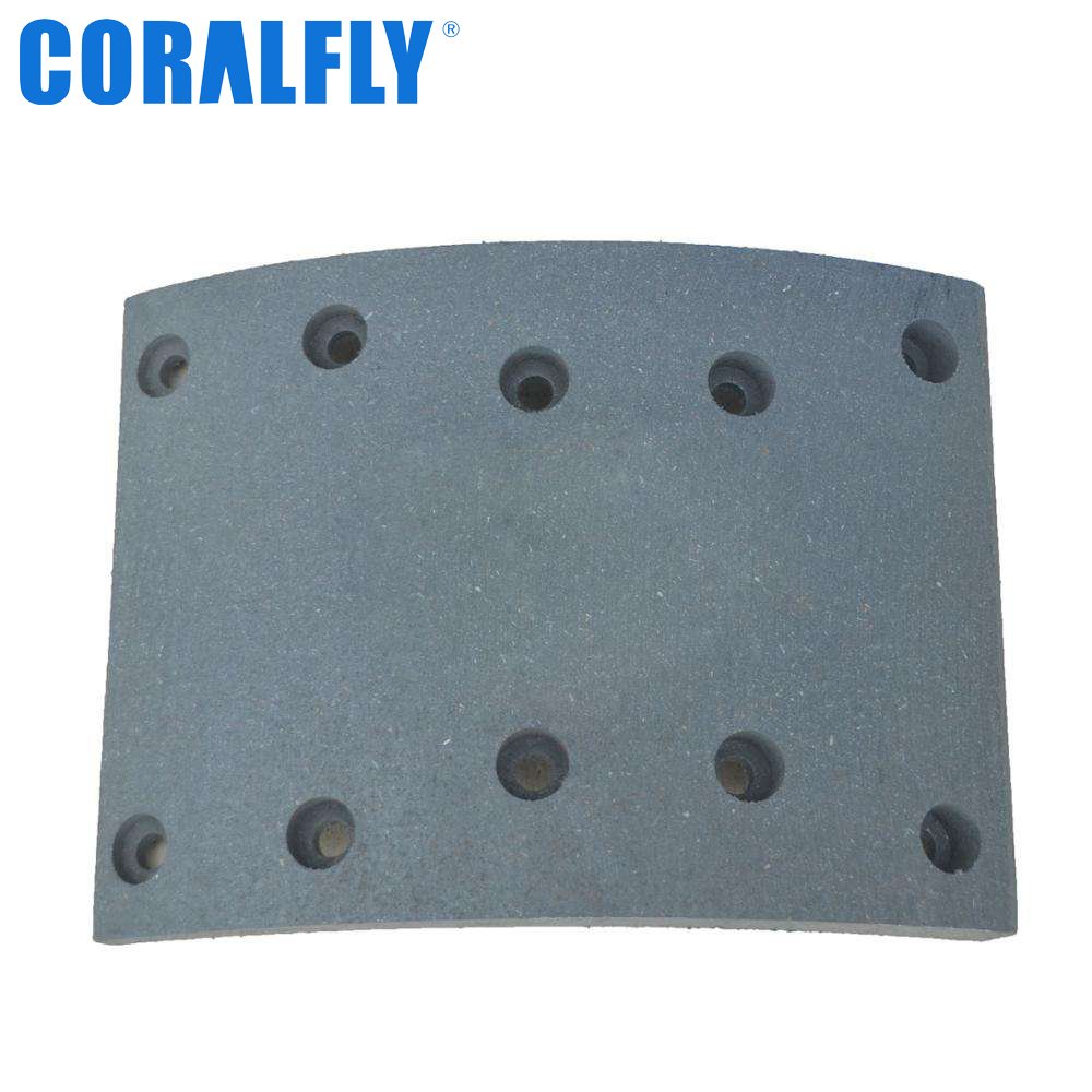 Coralfly Brake Lining Rivet Heavy Duty Truck Supplier 19579 Truck Brake Lining for MAN 81 50220 0568 81 50220 0565