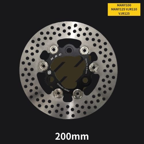 [Customized] Motorcycle 200MM Front Floating Brake Discs Rotors for KYMCO VJR110 VJR125