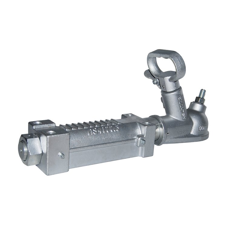 Hydraulic Over Ride Trailer Coupling Zinc Plated with 3/4" Master Cylinder and Bracket