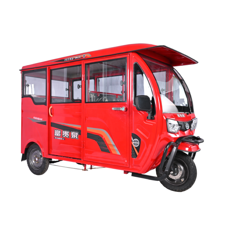 Factory Hot Selling Electric Tuktuk Passenger Mini Taxi E-Rickshaw Three Wheel Electric Tricycle for Wholesale