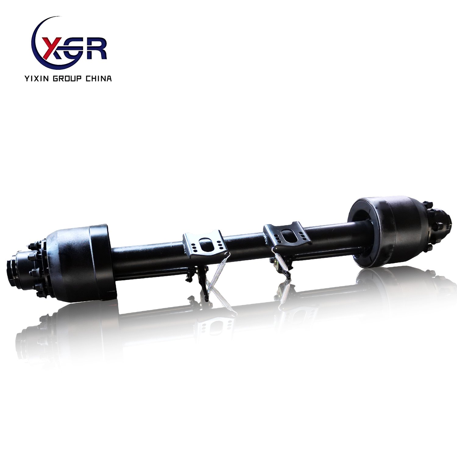 China Factory 13 Ton Axle Semi-Trailer Accessories Front 13T Axle Tandem Kit for American 16Ton Axle Used for Semi Trailers