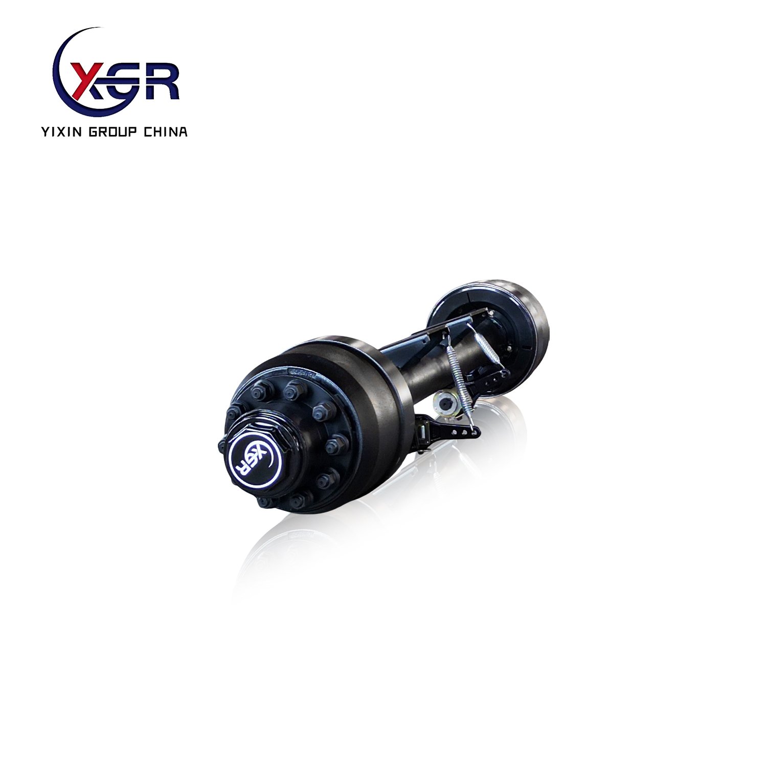 China Factory 13 Ton Axle Semi-Trailer Accessories Front 13T Axle Tandem Kit for American 16Ton Axle Used for Semi Trailers