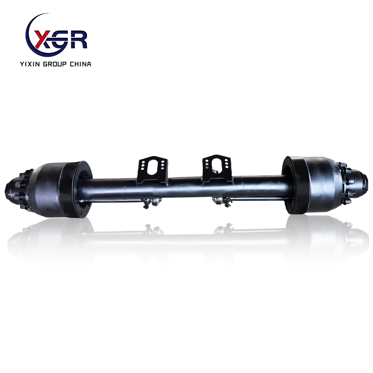 China Factory 13 Ton Axle Semi-Trailer Accessories Front 13T Axle Tandem Kit for American 16Ton Axle Used for Semi Trailers