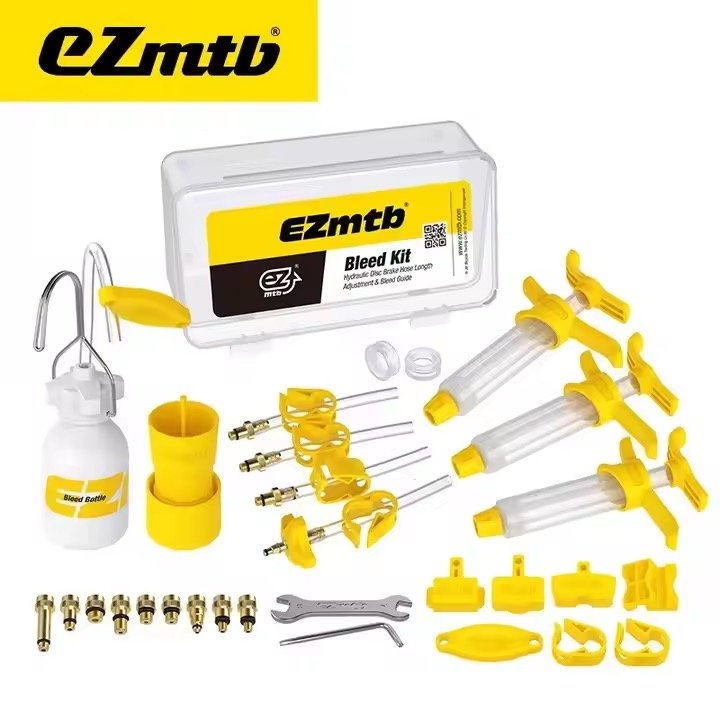 Ezmtb Bicycle MTB Road Bike Hydraulic Disc Brake Oil Bleed Kit Tools Series Road Bike Brake Oil Bleed Repair Kit Tool