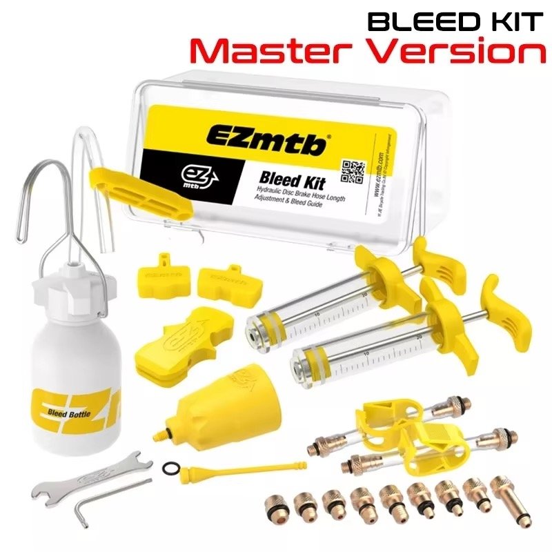 Ezmtb Bicycle MTB Road Bike Hydraulic Disc Brake Oil Bleed Kit Tools Series Road Bike Brake Oil Bleed Repair Kit Tool