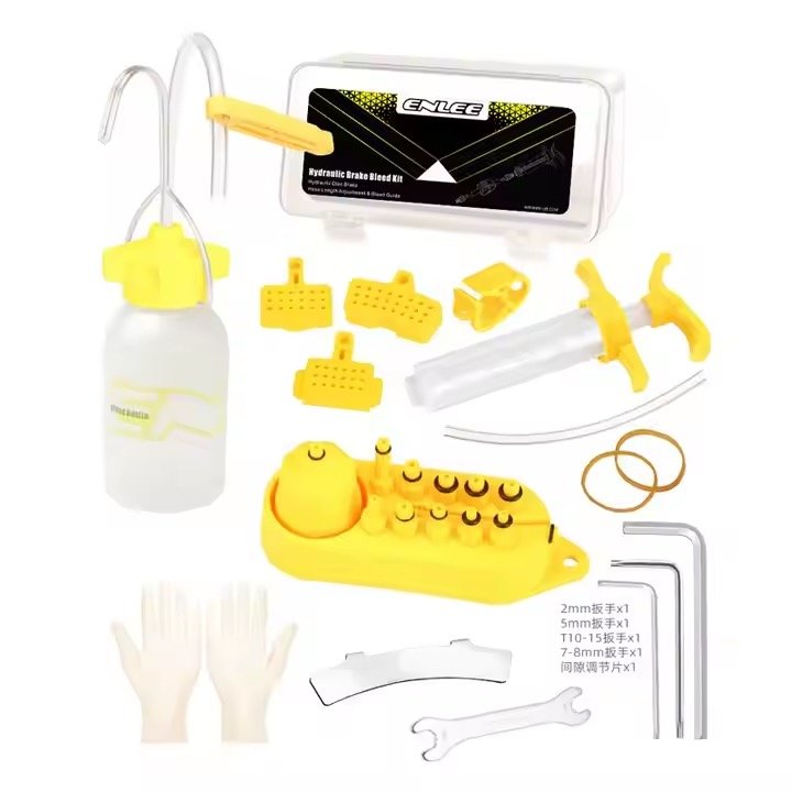 Ezmtb Bicycle MTB Road Bike Hydraulic Disc Brake Oil Bleed Kit Tools Series Road Bike Brake Oil Bleed Repair Kit Tool