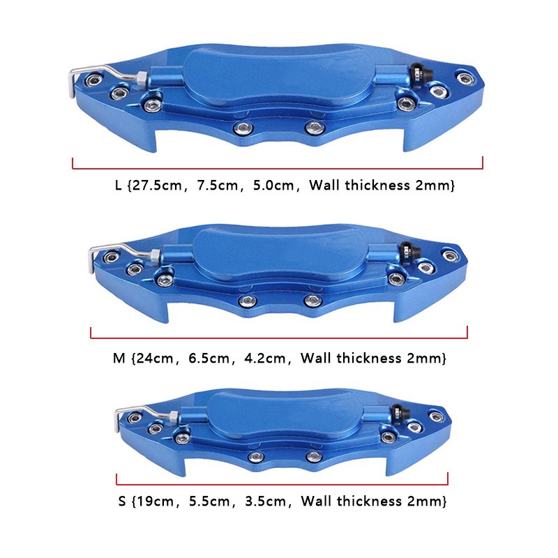 For Five Colors Car Modified Caliper Cover Brake Decoration 3D Stereo Brake Disc Caliper Sleeve