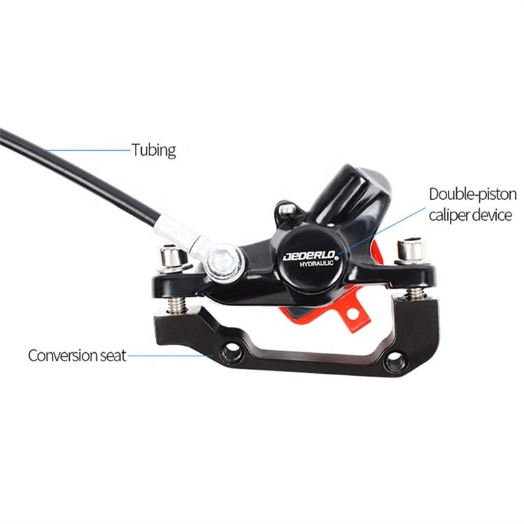 Customized Magnetic Induction Power-Off Front Rear Oil Disc Brake Calipers for Battery Bicycle Electric Scooter
