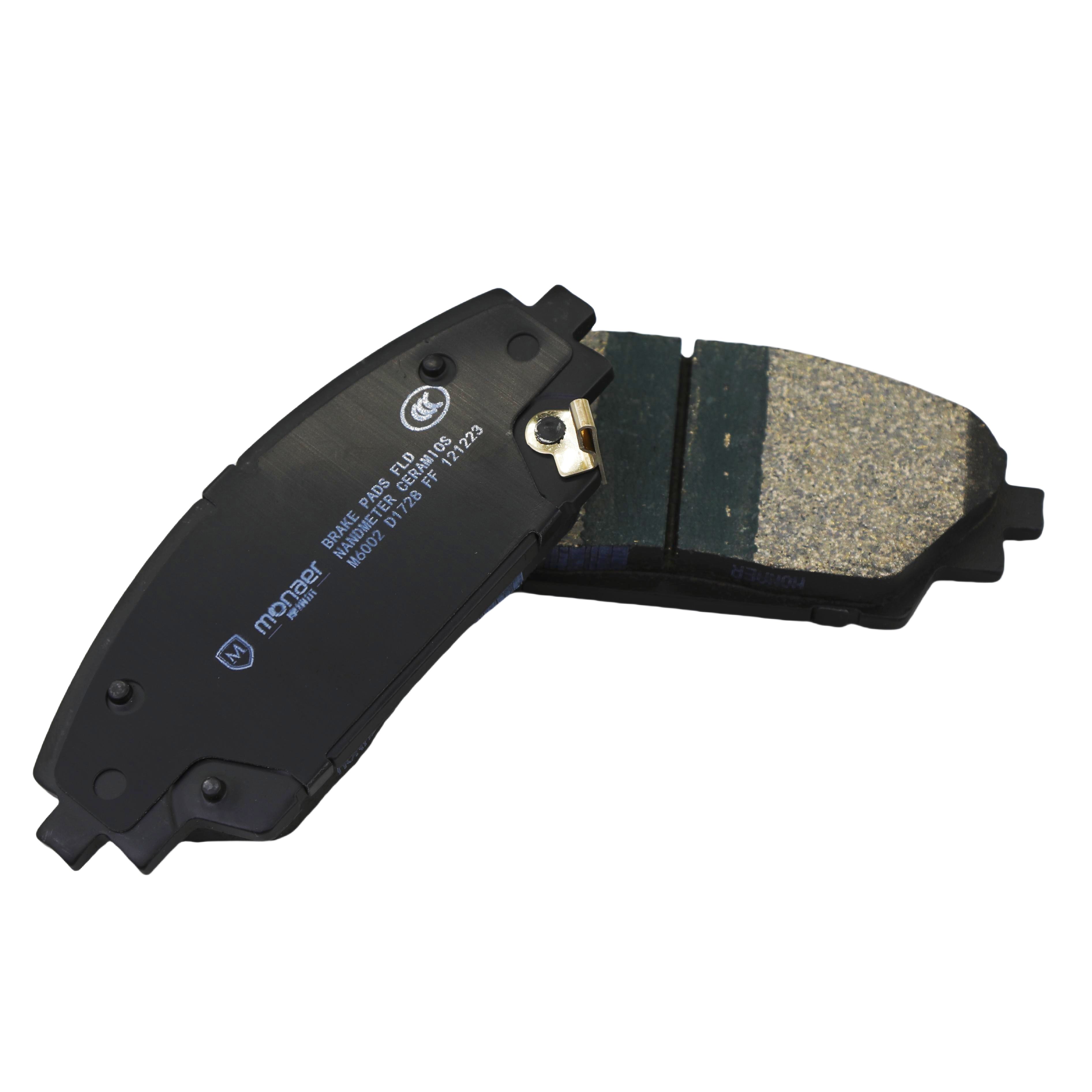 Monaer Brake Pads D1728 Ceramic Front Disc Brake Pad for MAZDA
