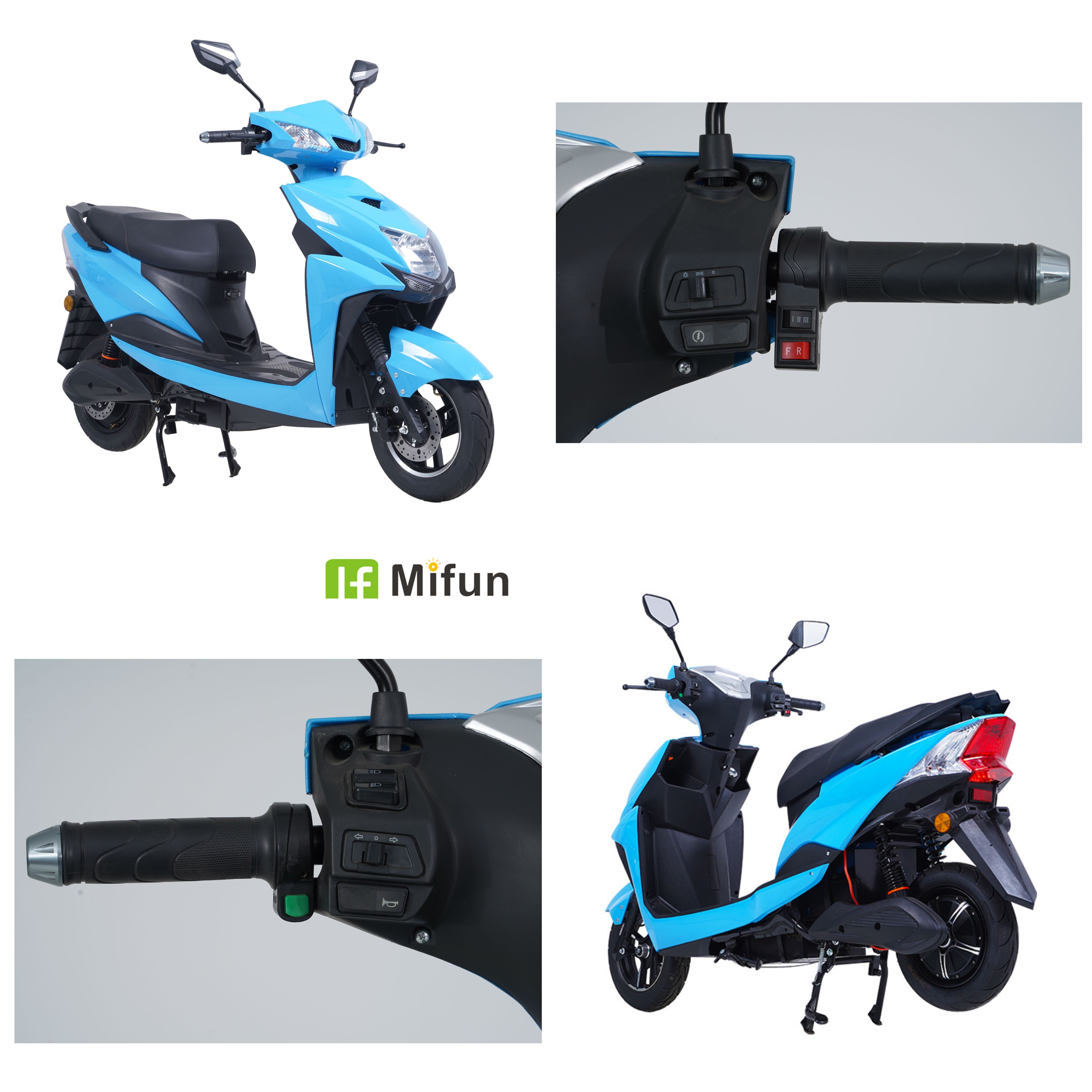 Ce Eec Coc Best Sale Fast Speed Rechargeable Two Wheel Electric Scooter Electric Motorcycle Display Racks