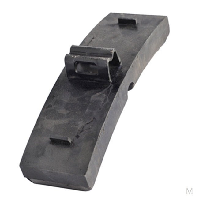 Sand Casting Iron Brake Shoe for Wagon/railway with Ductile Iron QT400/450/500/600/700 and Grey Iron HT250/300