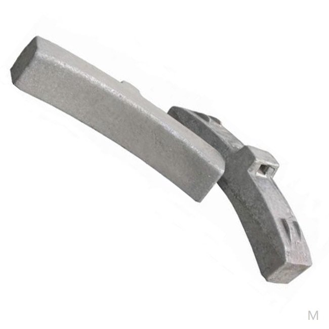 Sand Casting Iron Brake Shoe for Wagon/railway with Ductile Iron QT400/450/500/600/700 and Grey Iron HT250/300