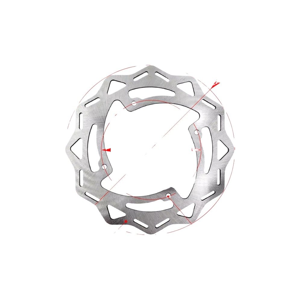Turbolink Dirt Bike Motorcycle CR 125 CRF 250 450 240mm Rear Brake Disc for HONDA CRF250R CRF250RX CRF450R CRF450RX