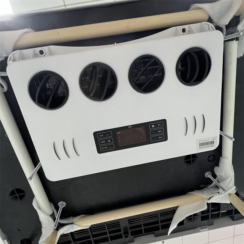 Universal 12v/24v Auto Parking Air Conditioner for Cars Trucks Tractors-Rooftop Split MB Man for Scania Design