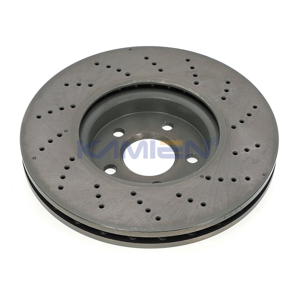 OE 0004211812 Slotted Drilled Smooth Brake Disc for Mercedes-Benz