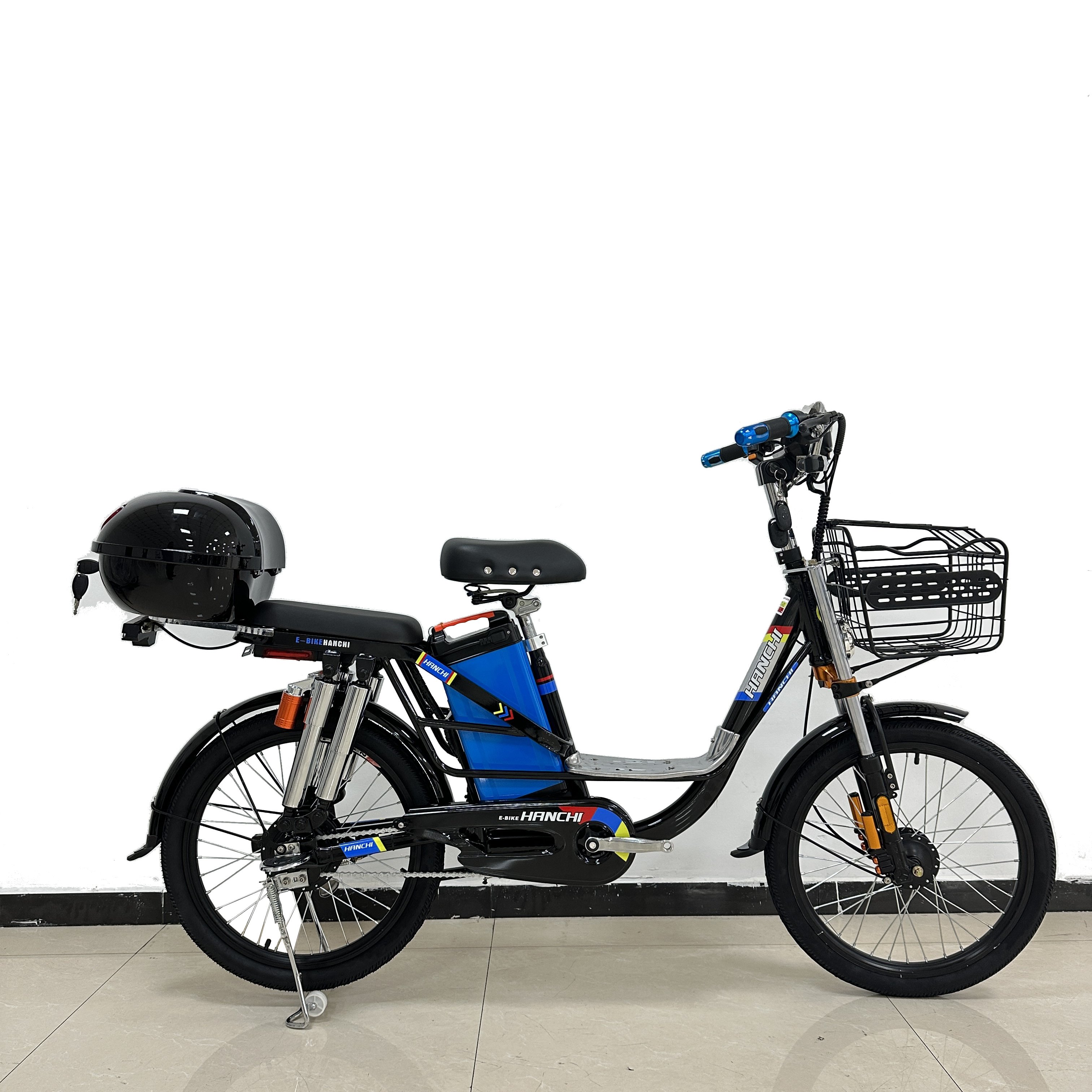Professional Factory 350w 48v 12Ah Drum Brake 20 Inch Tire Offroad Mountain City Electric Bicycle
