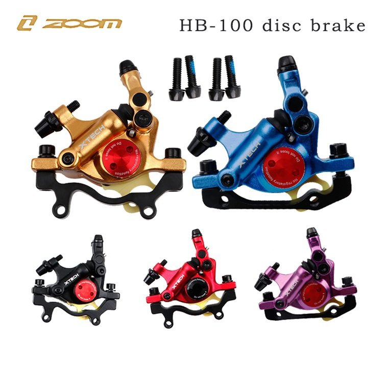 ZOOM XTECH HB100 MTB Front Rear Hydraulic Disc Brake Calipers for Mountain Bike Bicycle MT200 M315