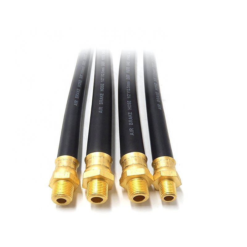 Sae J1402 Rubber air Brake Hose with Fittings for Big Heavy Truck Braking System
