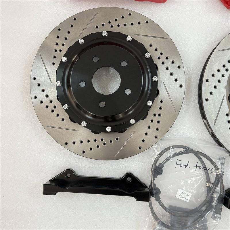Jekit New 2020 F40 1 Series Brake Caliper 6 Pots 355*32mm Disc Rotor Bell Bracket for Honda Civic Kia Volvo