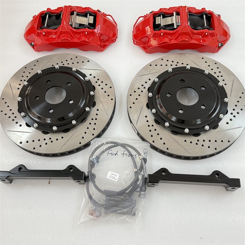 Jekit New 2020 F40 1 Series Brake Caliper 6 Pots 355*32mm Disc Rotor Bell Bracket for Honda Civic Kia Volvo