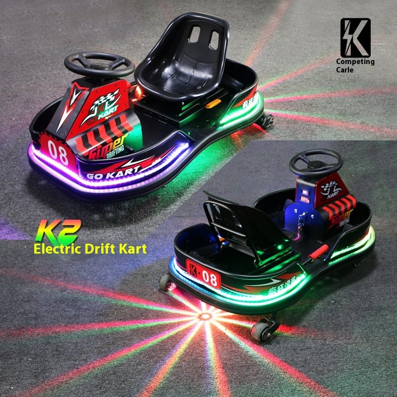 K2 Kidsren's Electric Go Karts Three-Wheeled Adult Drift Car Indoor Outdoor Square Commercial Amusement Equipment