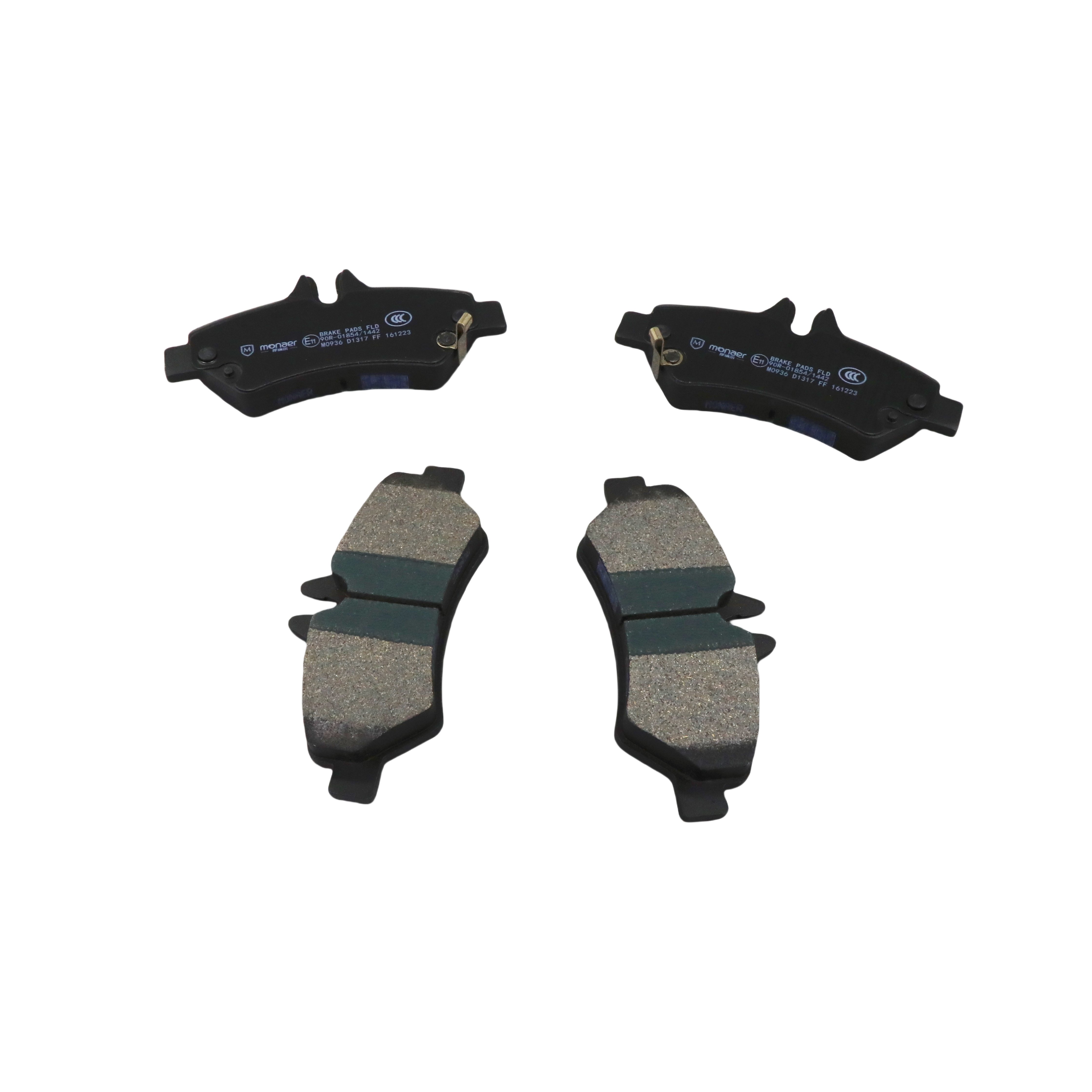 D1317 Monaer High End Ceramic Brake Pads Manufacturer Factory Price No Sound No Dust Factory Price