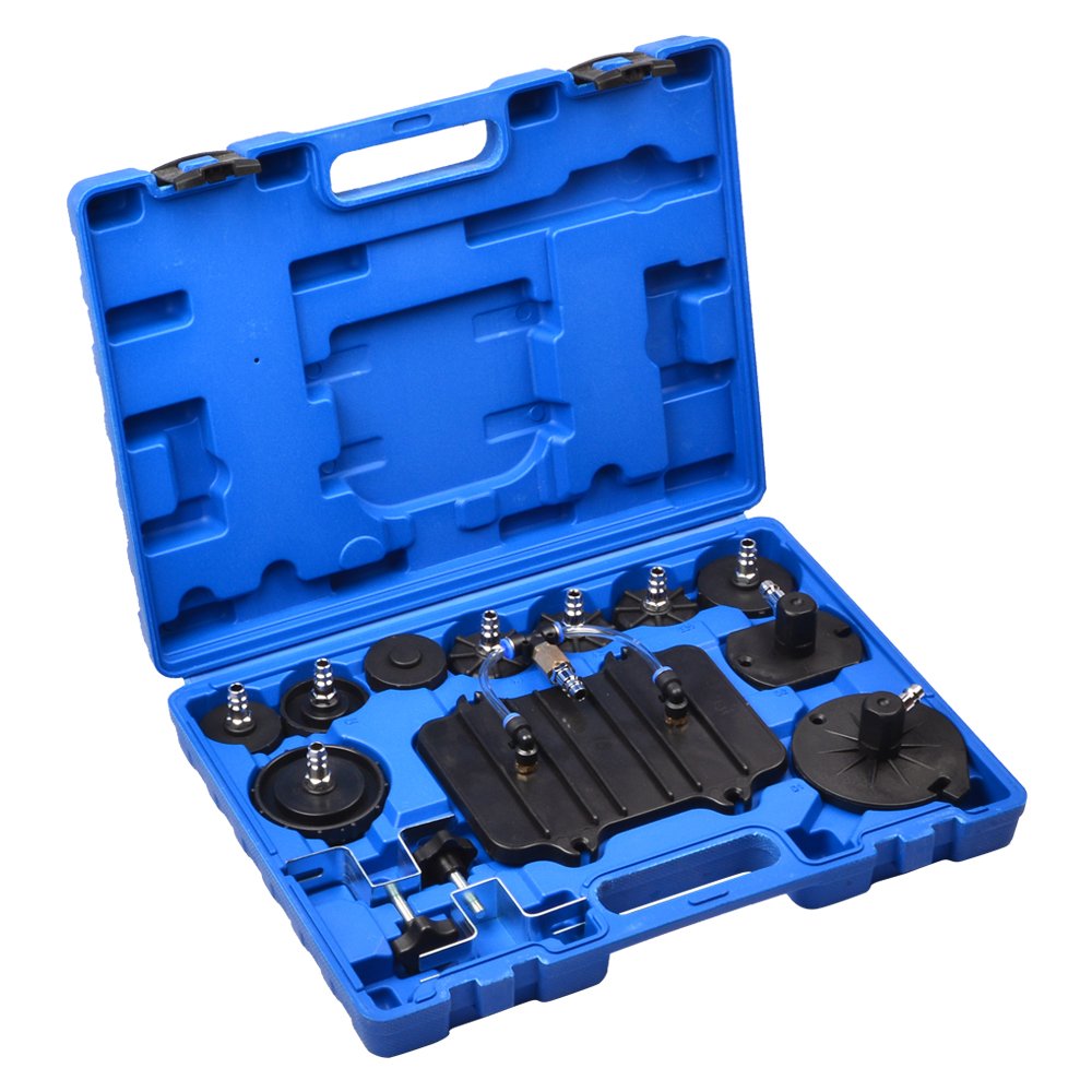Universal 12 Pc Master Cylinder Brake Bleeder Adapter Kit Set