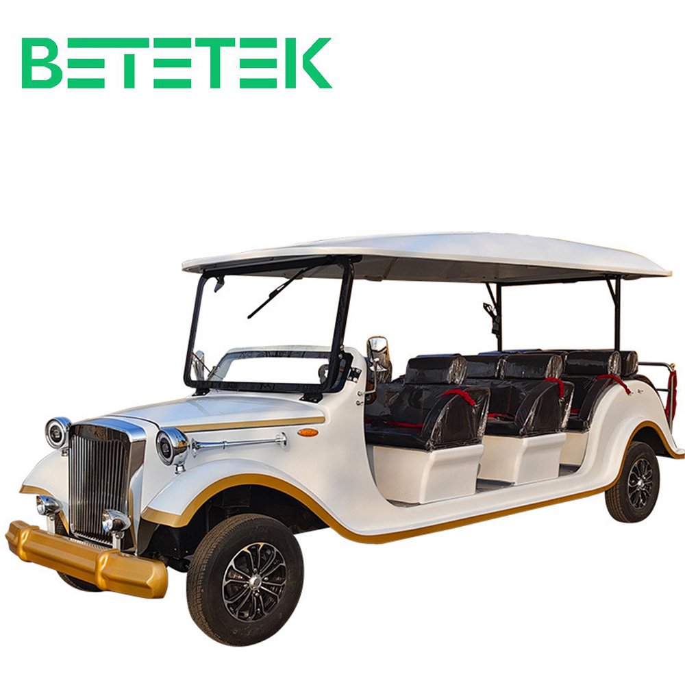 11 Seater Customized Gasoline Powered Classic Buggy Touring Vintage Sightseeing Car Electric Classic Vintage Vehicle Tour