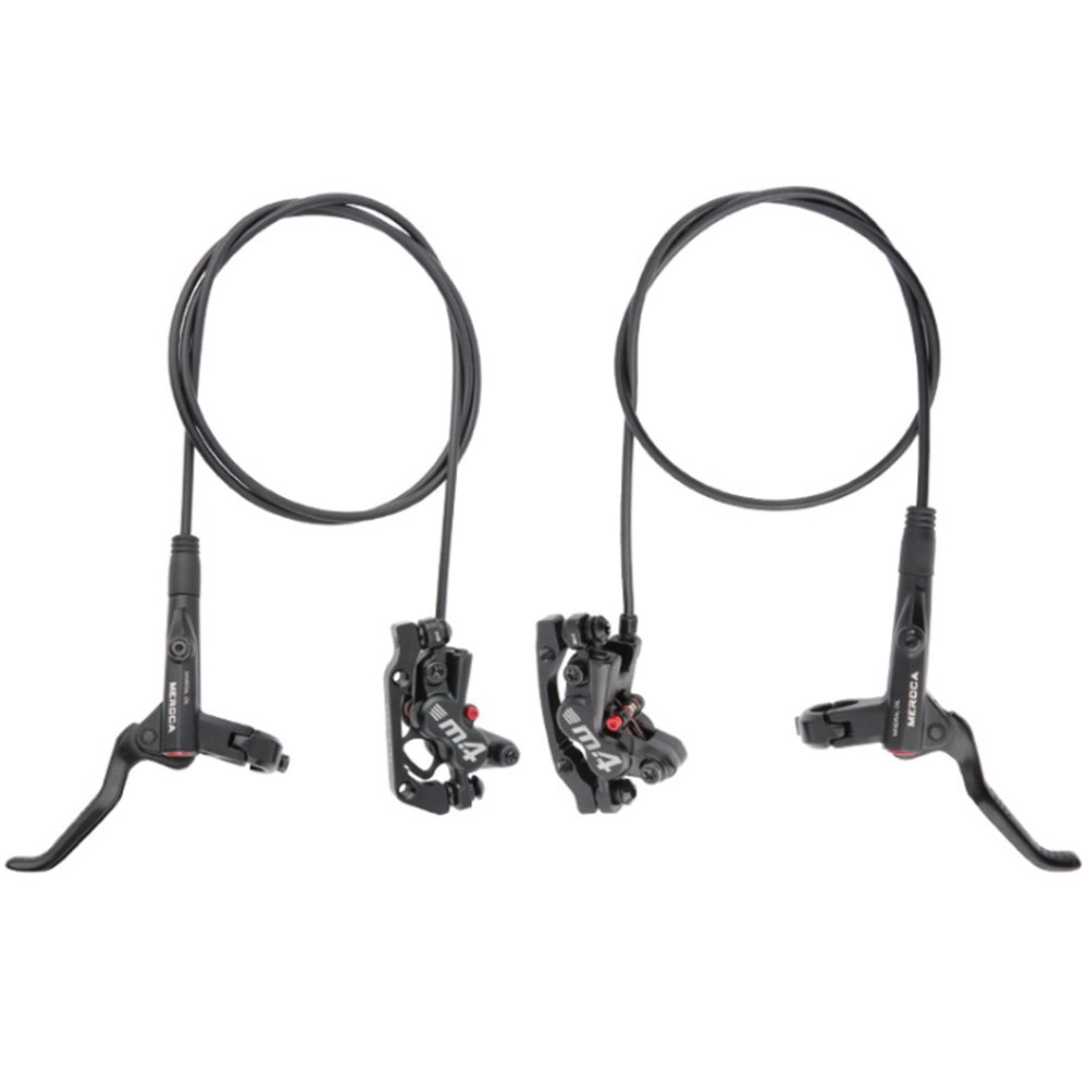 MEROCA M4 Mountain Bike MTB Hydraulic Disc Brake 4-Piston Caliper