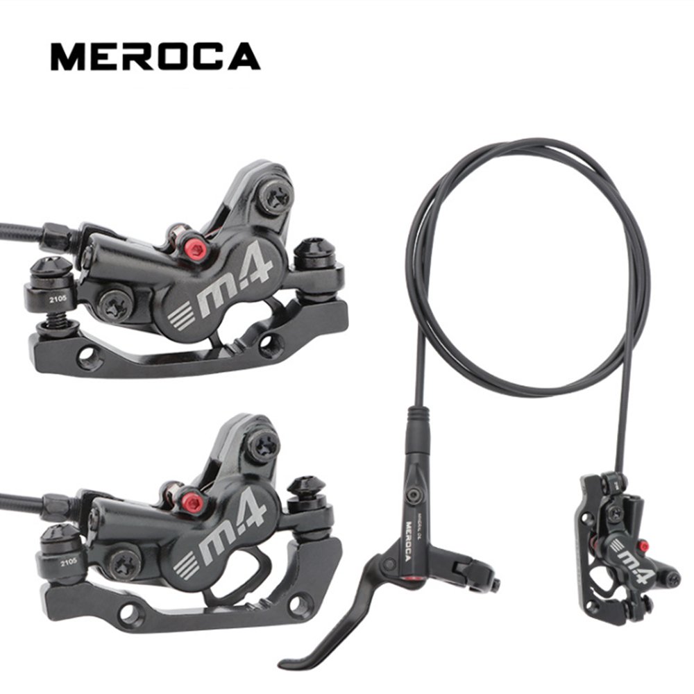 MEROCA M4 Mountain Bike MTB Hydraulic Disc Brake 4-Piston Caliper