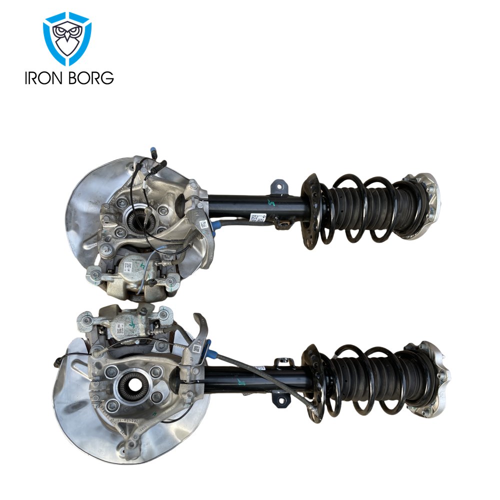 Front Axle Shock Absorber Suspension Strut Steering Knuckle Brake Caliper Disc Wheel Bearing Hub Assembly For BMW iX1 U11