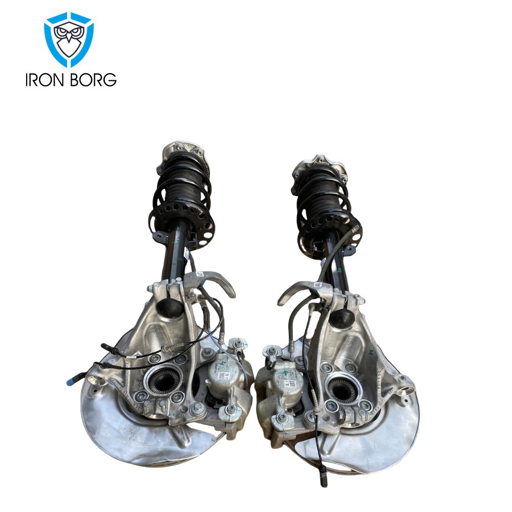 Front Axle Shock Absorber Suspension Strut Steering Knuckle Brake Caliper Disc Wheel Bearing Hub Assembly For BMW iX1 U11