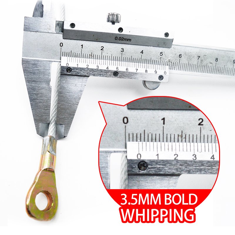 Electric Motorcycle Tricycle Handbrake Pull Cable Flat Head Brake Wire