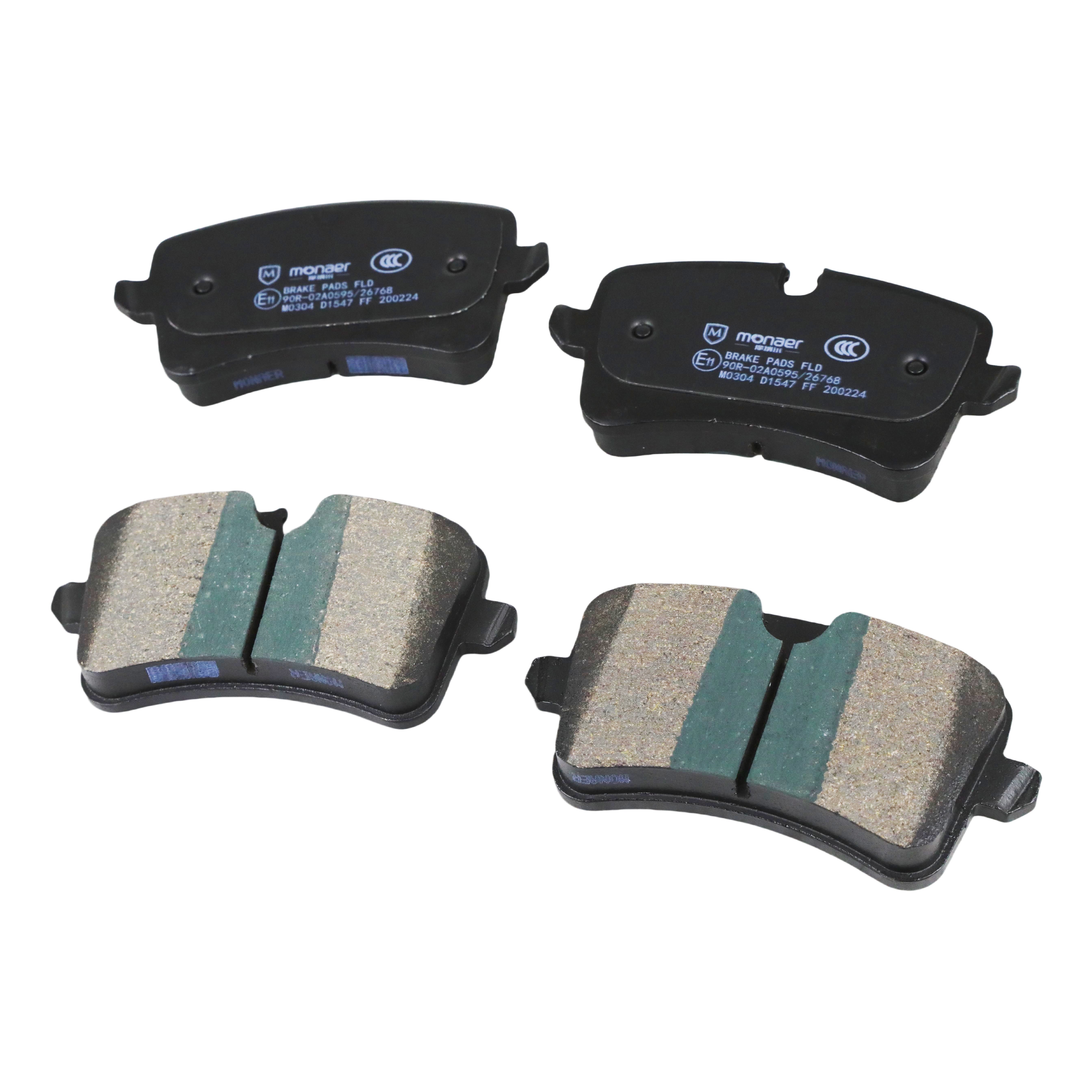 Monaer Brake Pads D1547 Ceramic Front Disc Brake Pad for PORSCHE/Audi