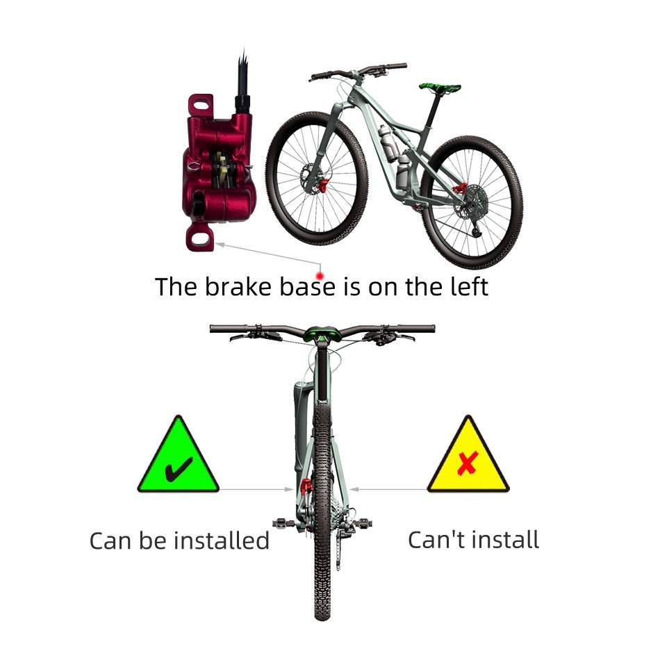 ZOOM HB876-E Electric Scooter Hydraulic Disc Brake Sensor Control Brake Ebike Power Off Oil Braking Set
