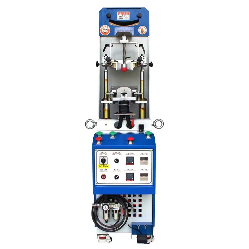 Leather Plastic Brake Shoe Upper Making Machines Shoe Toe Moulding Molding Machines Price
