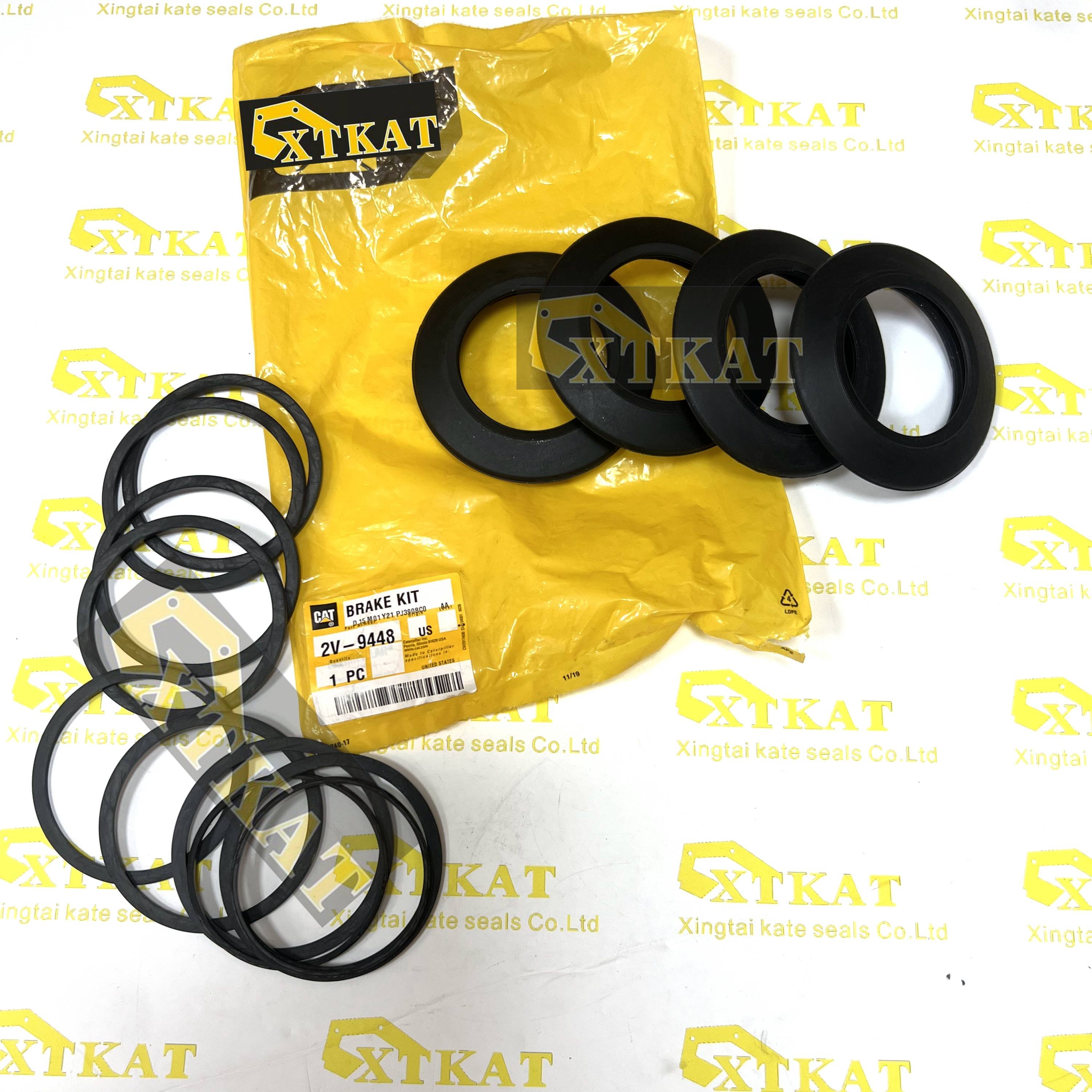 XTKAT 2V9448 2V-9448 for Caterpillar 2v9448 2v-9448 910 950 Wheel Loader BRAKE SEAL REPAIR KIT 2V-9948 1V2119