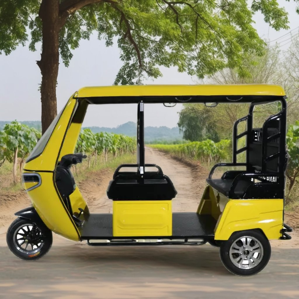QSD Fashion Design Electric 1200W Auto Rickshaw 3 Wheeler Triciclo Eléctrico for Africa Market Wholesale EEC Certificate